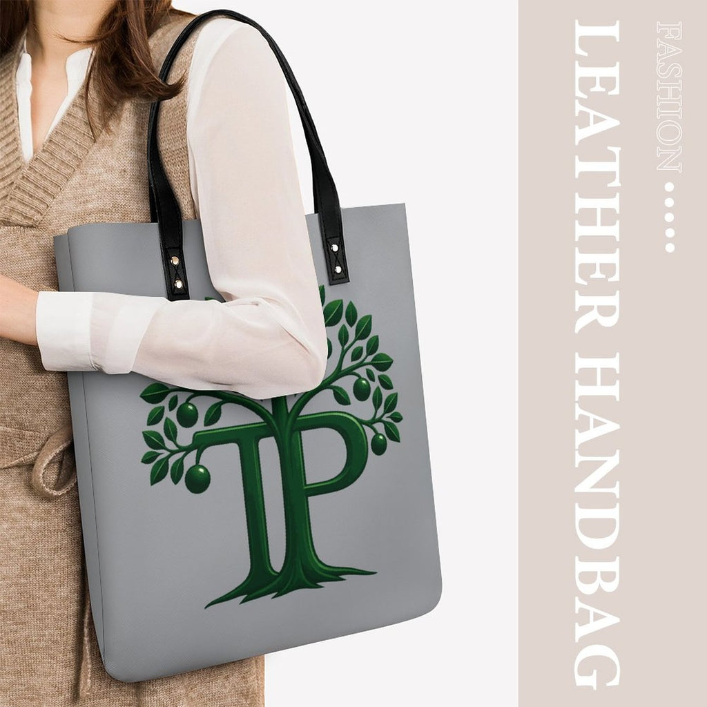 Trending Positive Heather Grey Signature Tree Tote