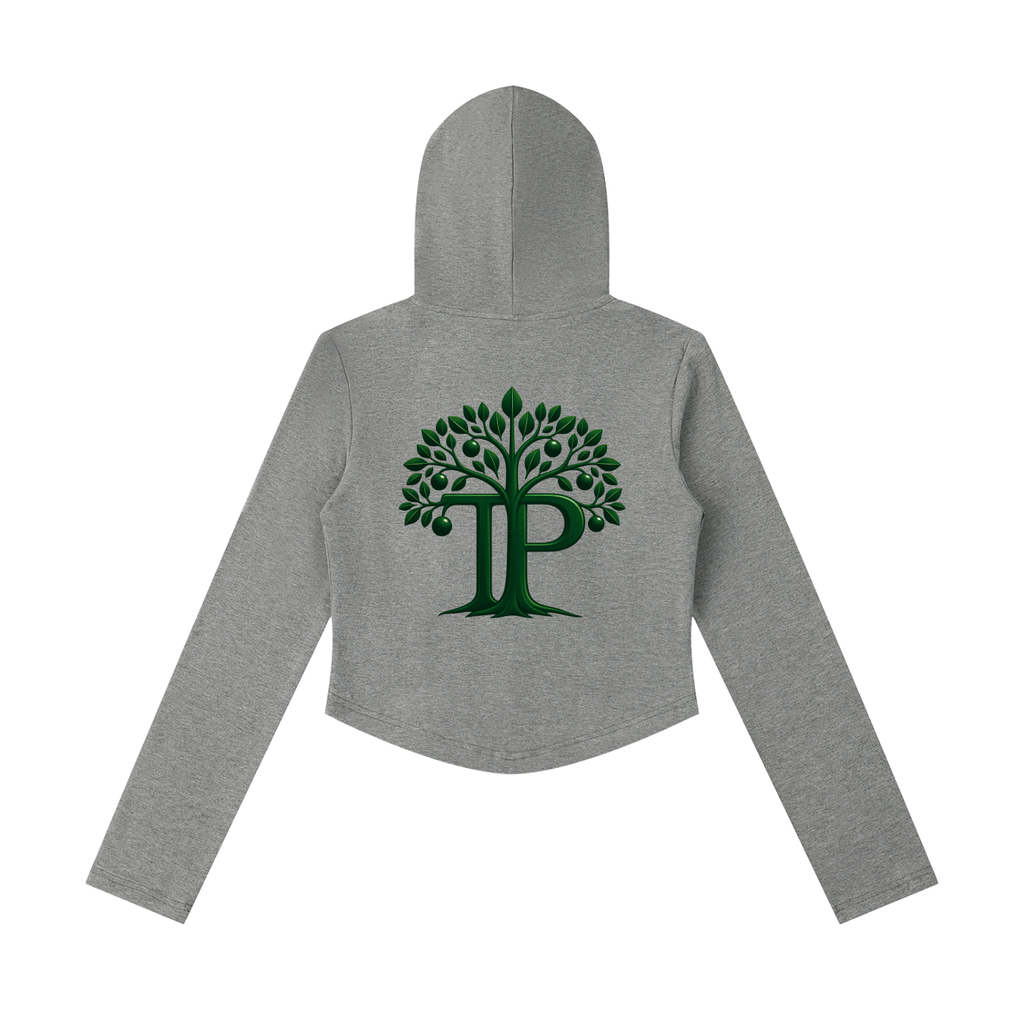 TP Women's Signature Cropped Zip Hoodie