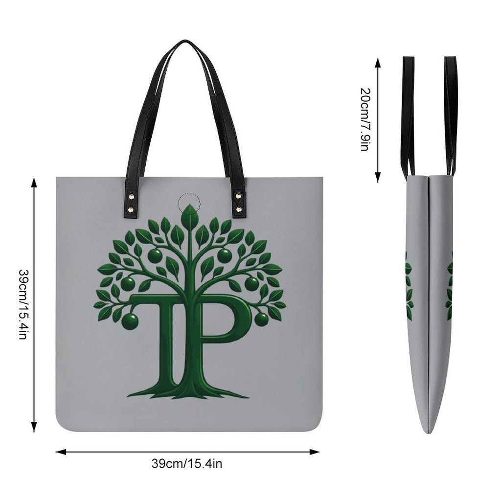 Trending Positive Heather Grey Signature Tree Tote