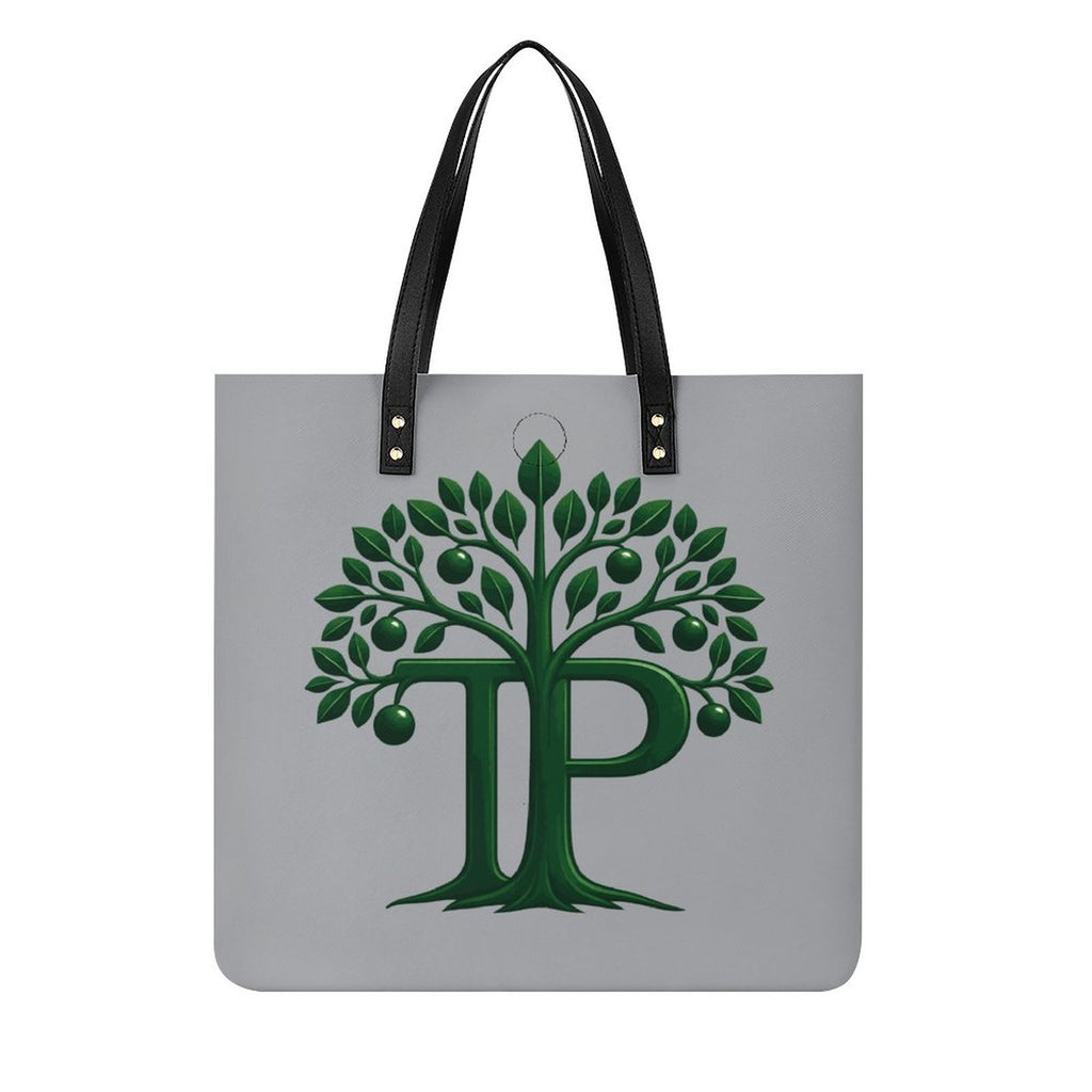 Trending Positive Heather Grey Signature Tree Tote