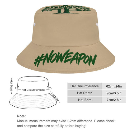 Trending Positive #NOWEAPON Oversized Bucket Hat