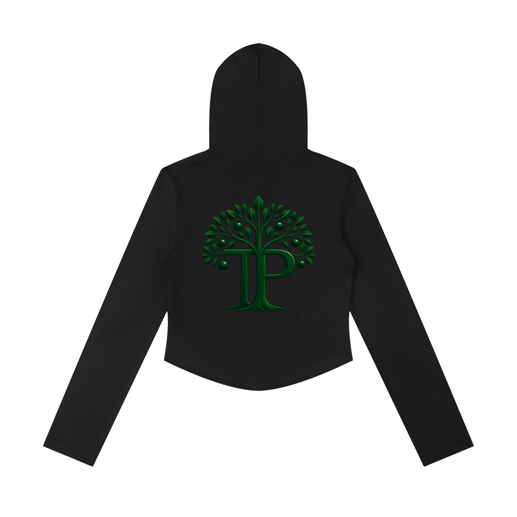 TP Women's Signature Cropped Zip Hoodie