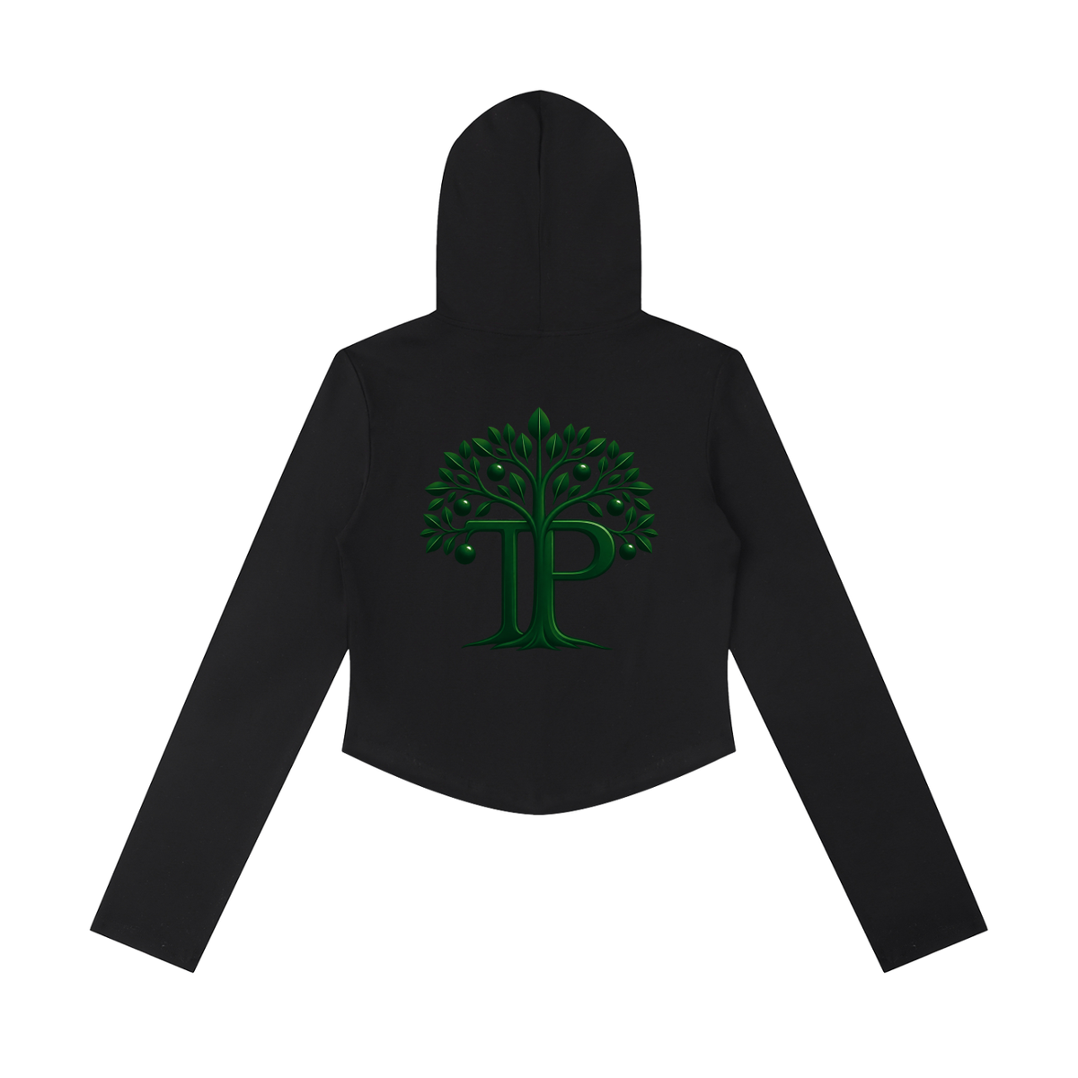 TP Women's Signature Cropped Zip Hoodie