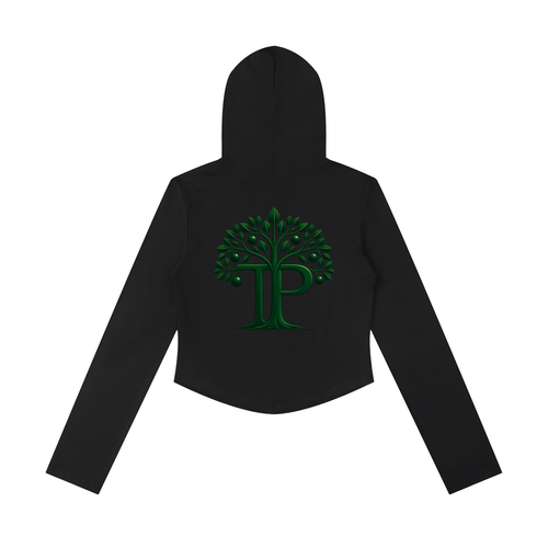 TP Women's Signature Cropped Zip Hoodie