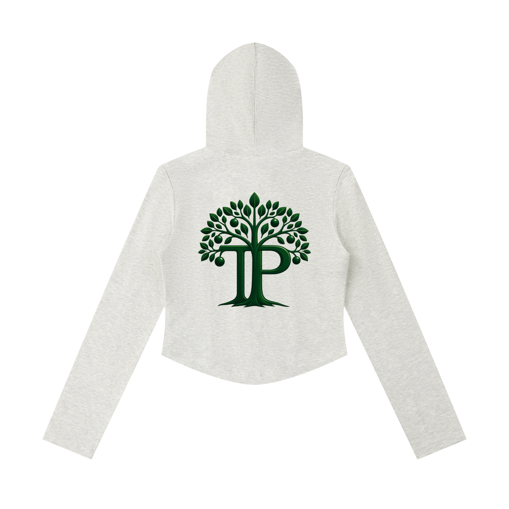 TP Women's Signature Cropped Zip Hoodie