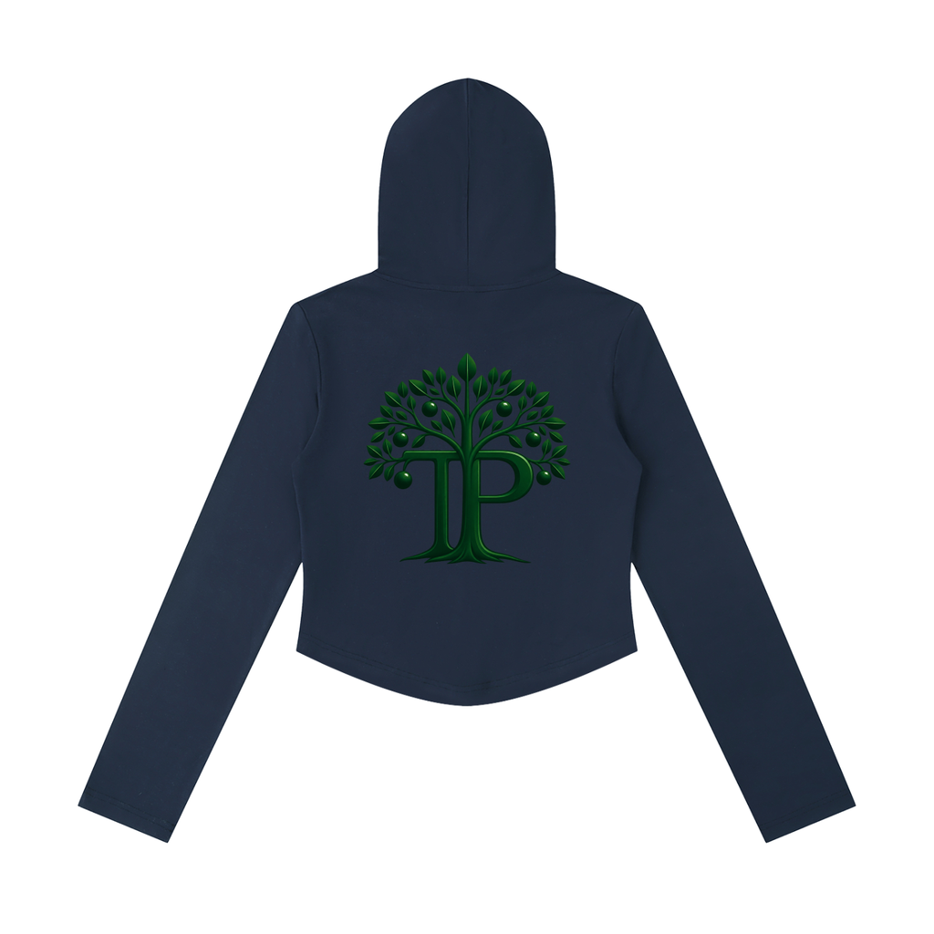TP Women's Signature Cropped Zip Hoodie