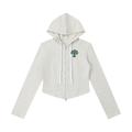 TP Women's Signature Cropped Zip Hoodie