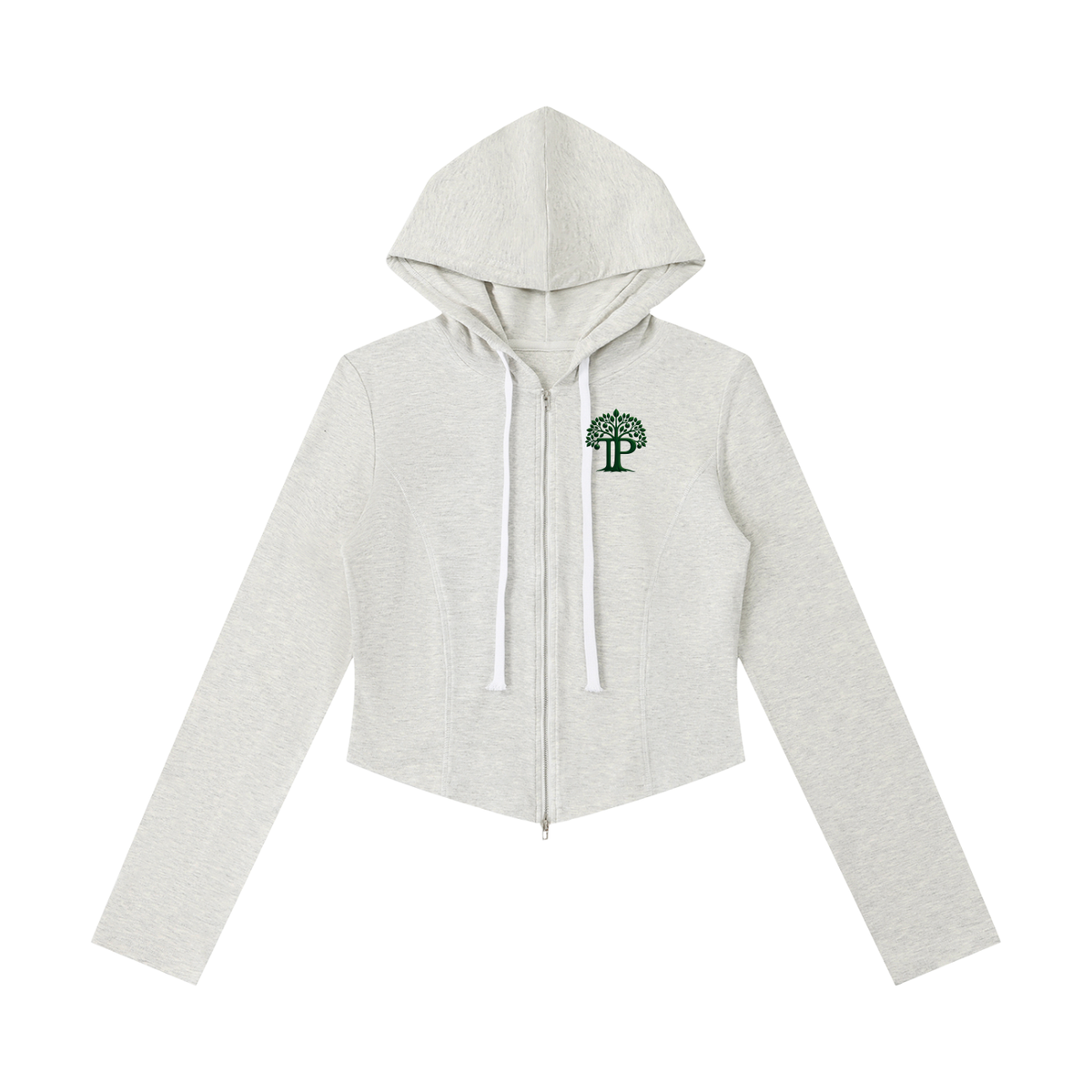 TP Women's Signature Cropped Zip Hoodie